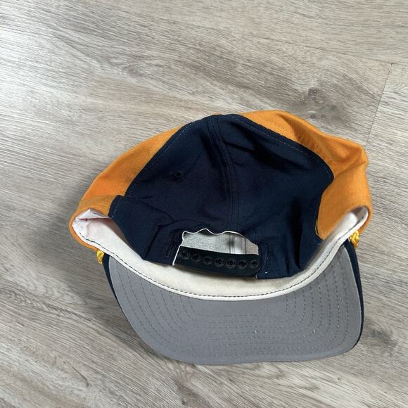 Vintage‎ New Era Kansas City Monarchs Hat Snapback Baseball USA Rope Blue Yellow - Picture 6 of 8